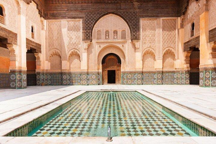 Marrakech Ben Youssef, Secret Garden & Souks Guided Walking Tour