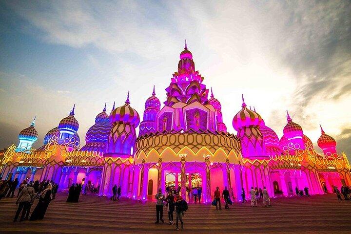 Miracle Garden And Global Village Dubai Tour With Transfers From Abu Dhabi