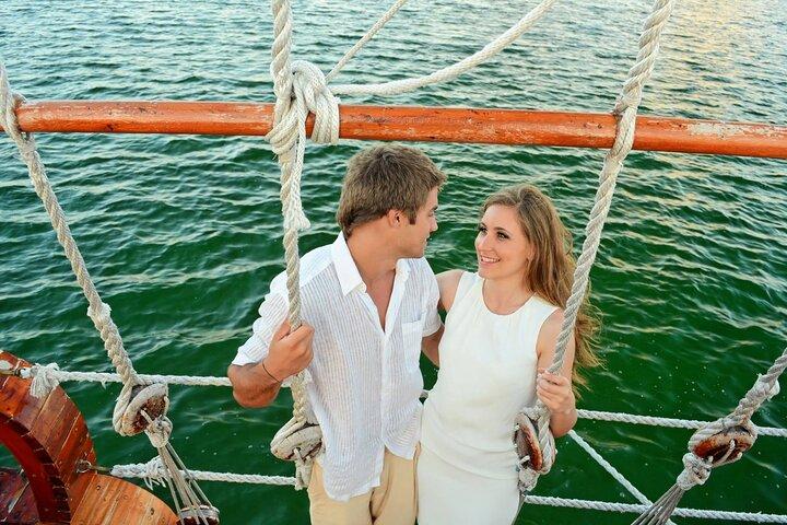 Cancun Romantic Lobster Dinner at Lagoon (sunset and night)
