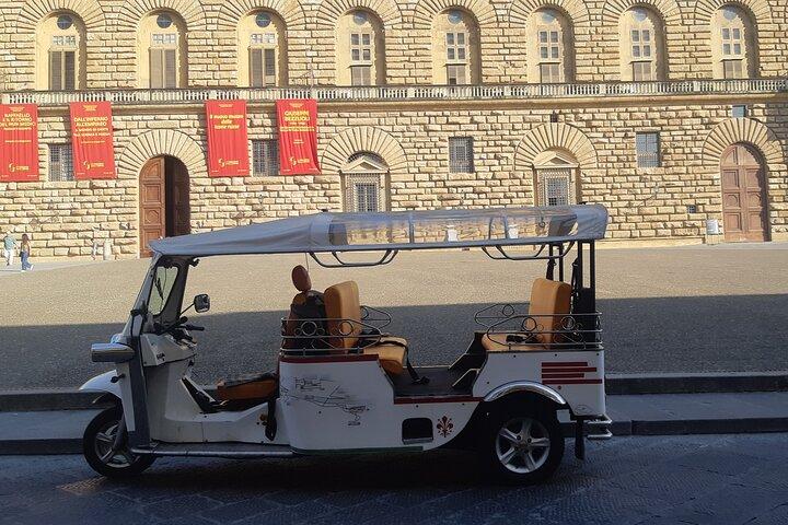 Gran tour Panorama di Firenze in tuktuk golfcart