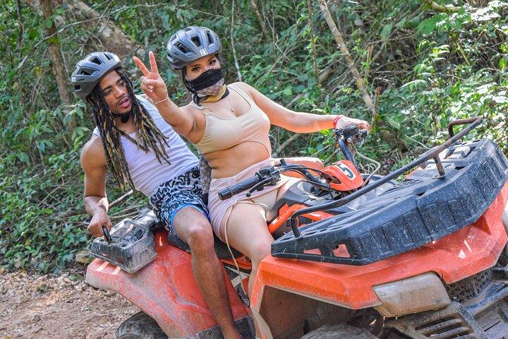 Half Day in Cancun Atvs Ziplines and Cenote Park
