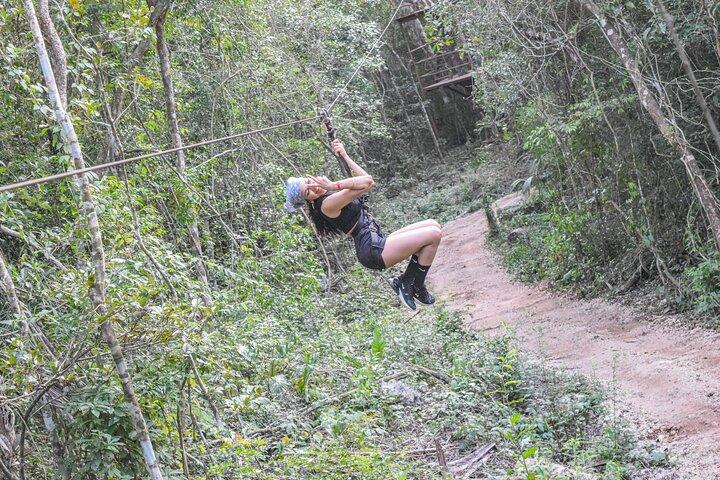 Half Day in Cancun Atvs Ziplines and Cenote Park