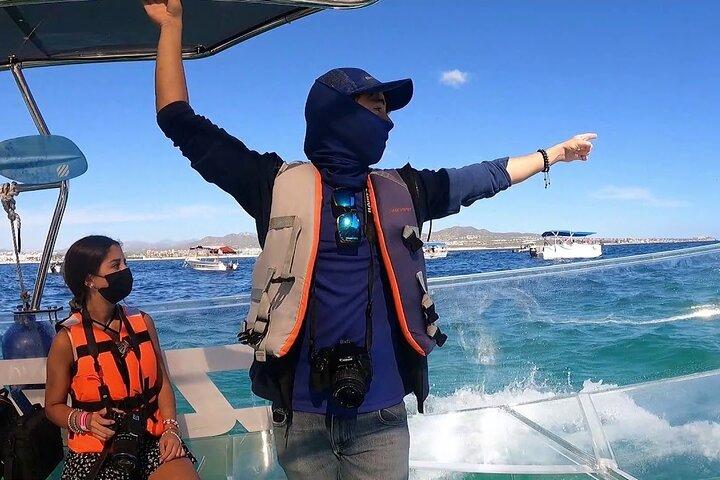 Live Cancun from our Transparent Boat