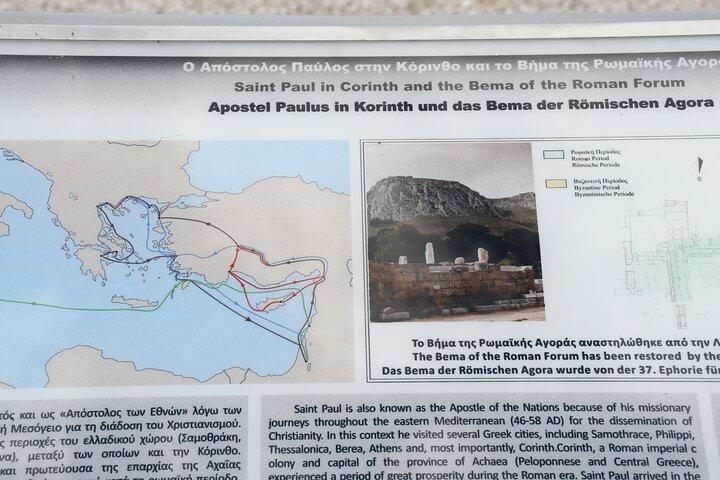 Ancient Corinth, Canal/ Kechries port biblical tour from Nafplion