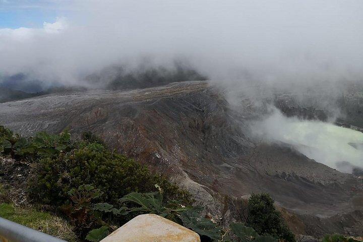 Poas Volcano waterfalls and coffee tour from from San Jose