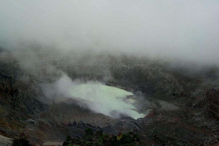 Poas Volcano + Coffee tour + Waterfall tour day from San Jose