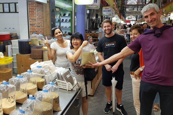 Busan history and market food tour with local chef