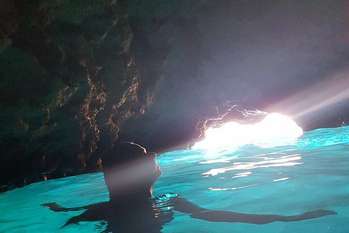 Blue cave tour - 4 caves and sandy beach