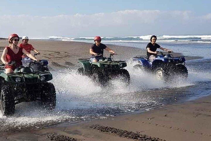 Bali ATV Ride In the beach sunset atv tour