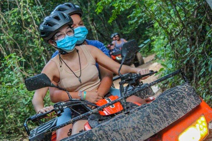 5-Hour Guided Atv Ziplines and Cenote Experience in Puerto Morelos