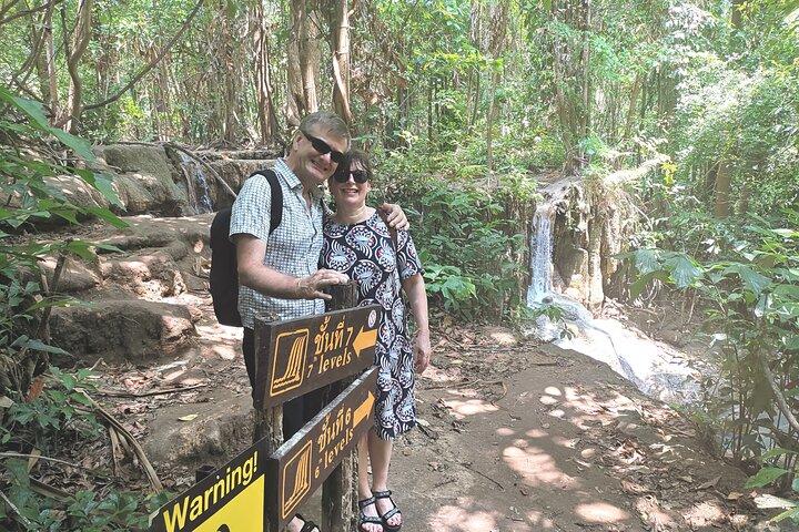 Private Excursion to Floating Market and Erawan Waterfall