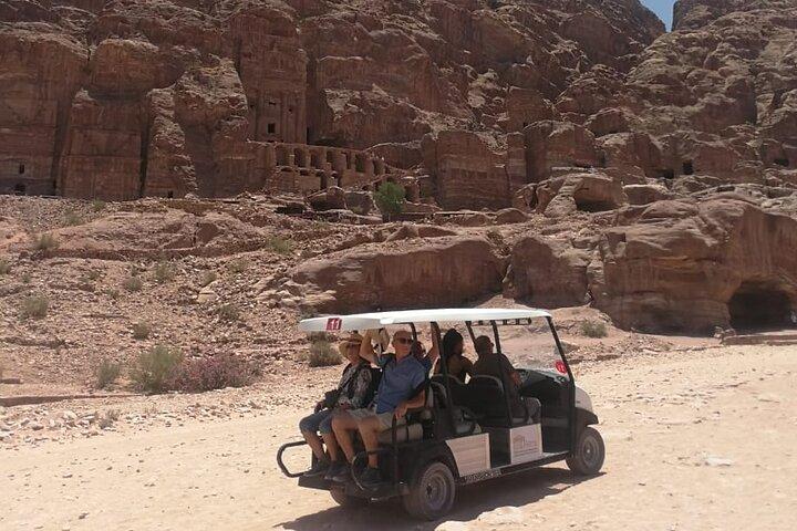 Petra Highlights Guided Golf Cart Tour with Hotel Pickup