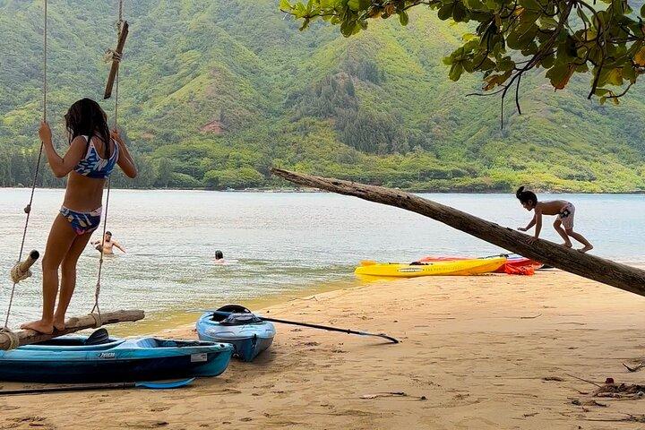 Kahana Bay River to Ocean: Kayak and Stand Up Paddle Board Rental