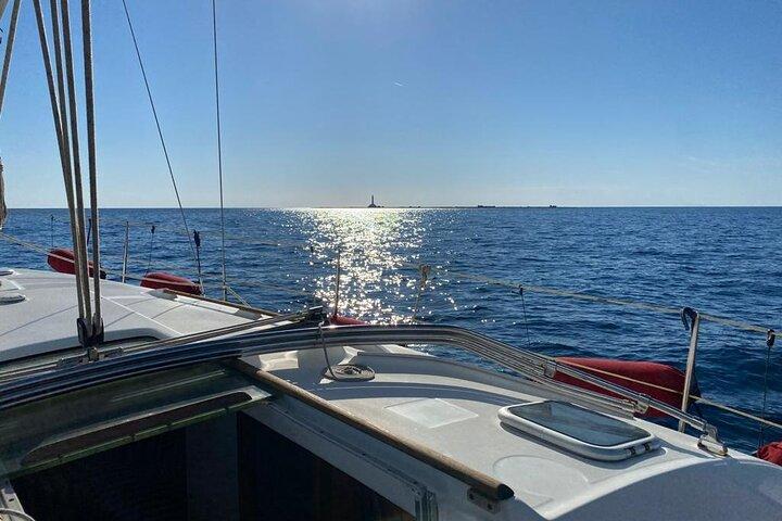 Sunset on a Sailing Boat in Gallipoli