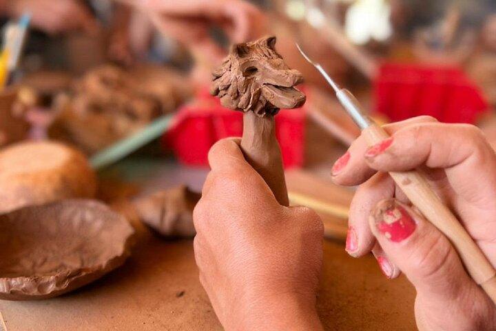 Lamsaty Pottery Workshop with Moroccan Tea