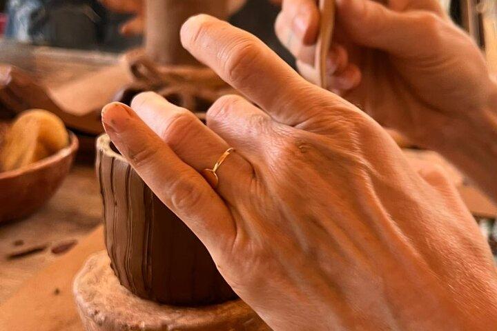 Lamsaty Pottery Workshop with Moroccan Tea