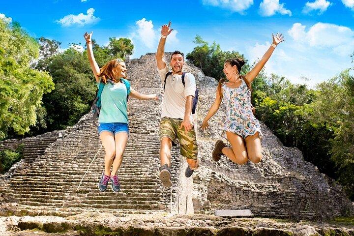 4in1 TOUR, Enjoy Tulum, Coba, Cenote & Playa del Carmen for 1 price