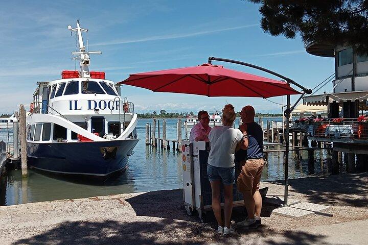 from Punta Sabbioni : Murano, Burano and Venice in the afternoon