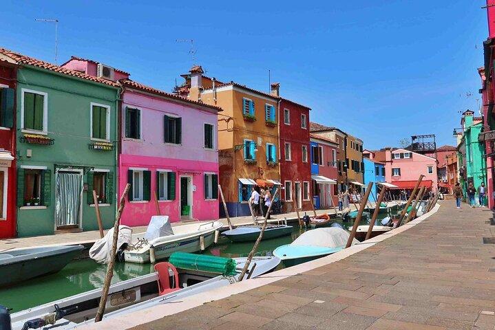 from Punta Sabbioni : Murano, Burano and Venice in the afternoon