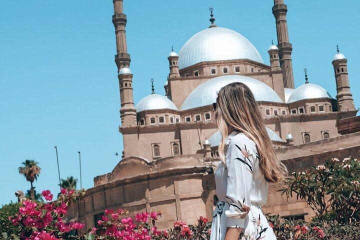 Full Day Tour Giza Pyramids,Sphinx, Cairo Citadel, Mosque & Khan