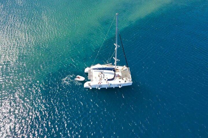 Best of Santorini Private Half-Day Catamaran Cruise with transfer and meal
