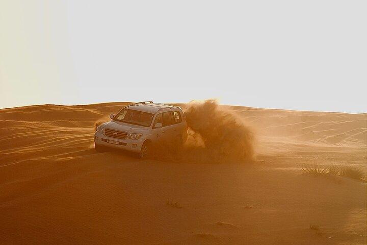Doha Sunrise Desert Safari Tour| Dune Bashing| Inland Sea visit| Camel Riding