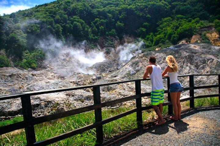 St Lucia Pitons, Waterfalls, Mud Bath experience. (Inc Lunch)