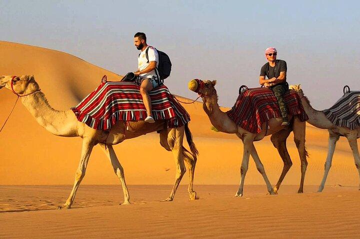 Private Morning Desert Safari With Camel Ride & Sand Boarding
