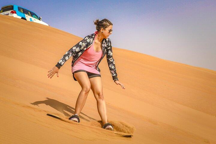 Private Morning Desert Safari With Camel Ride & Sand Boarding