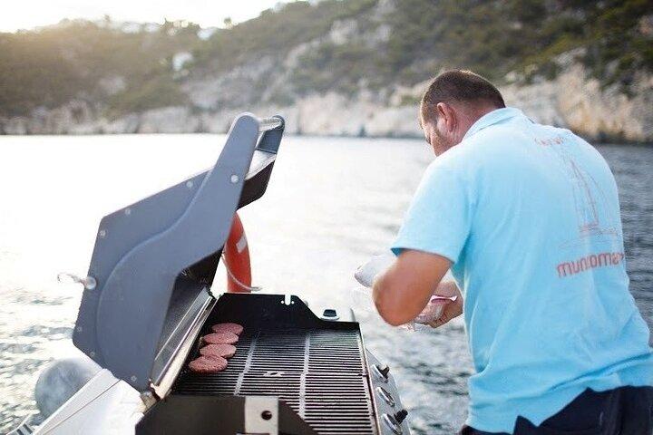 A day at sea from Dénia or Jávea with Barbecue aboard the Catamaran