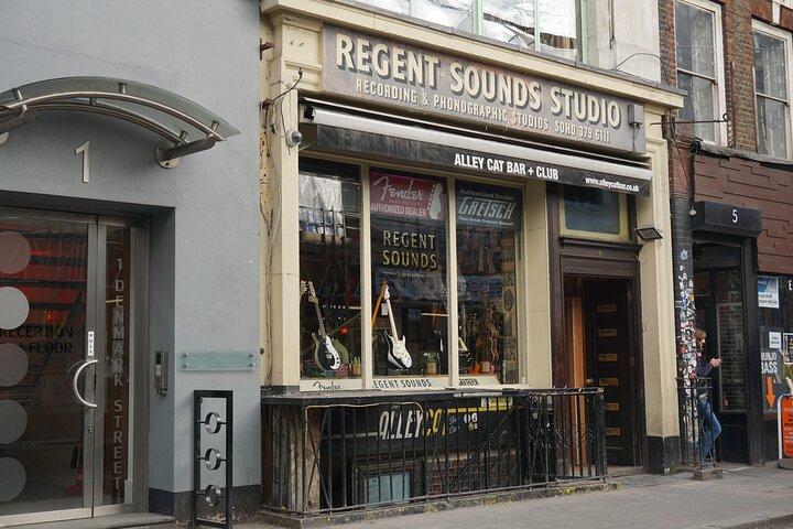 London Rock Music walking Tour in Soho.