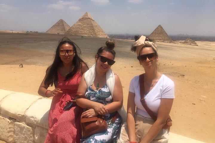 8-hours Giza pyramids , Sakkara pyramids ,Memphis old city ,lunch & camel ride