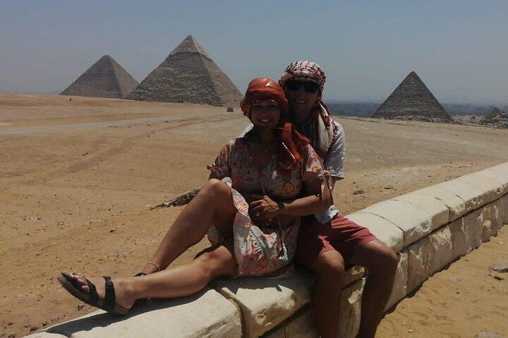 Private Tour Giza Pyramids,Sphinx,Memphis Saqqara Lunch&CamelRide