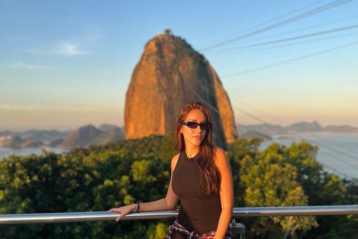 Sunset at Christ the Redeemer:Dona Marta,Selarón Steps& Lage Park