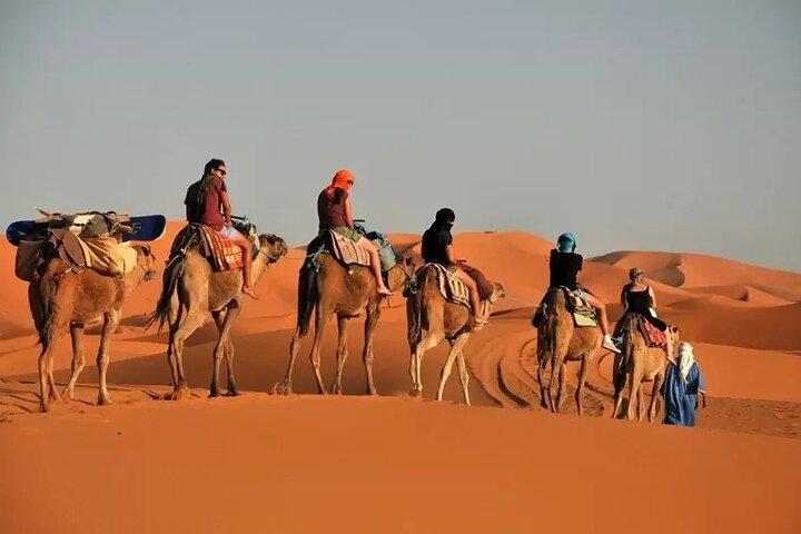 3 days desert tour from Marrakech to Merzouga Dunes & camel Trek