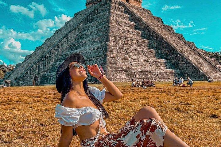 Chichen Itza Tour, Cenote Samula, Valladolid from Cancún