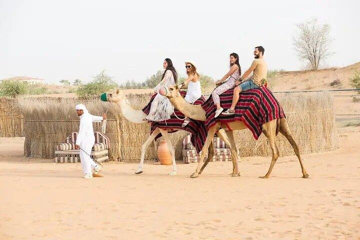 Hot Air Balloon Flight in Dubai with Breakfast, Falconry and Camel Ride