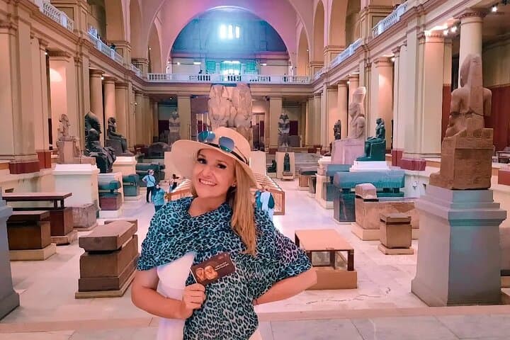 Full Day Tour Giza Pyramids, Sphinx and Egyptian Museum &Felucca