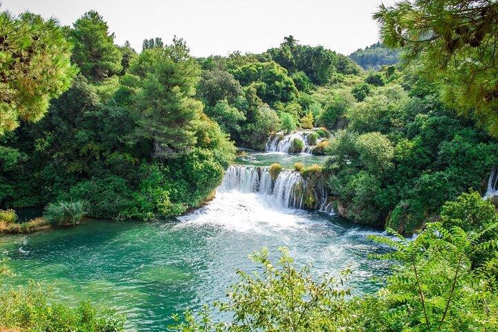 Krka Waterfalls and wine tasting Tour from Split or Trogir