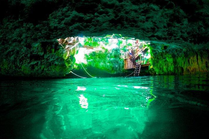 Small-Group 3 Hidden Cenotes Adventure with Tequila Tasting