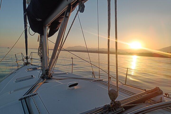 Sunset on Private Sailing boat Puerto Banus Marbella (10 pax)