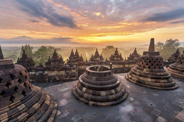 Borobudur(climb up), Merapi Volcano and Prambanan Temple Tour