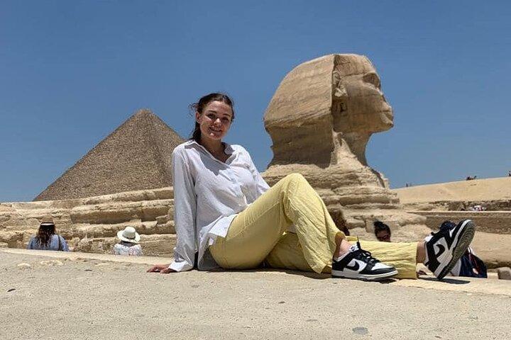 Cairo layover Giza pyramids and felucca ride on Nile river from cairo airport