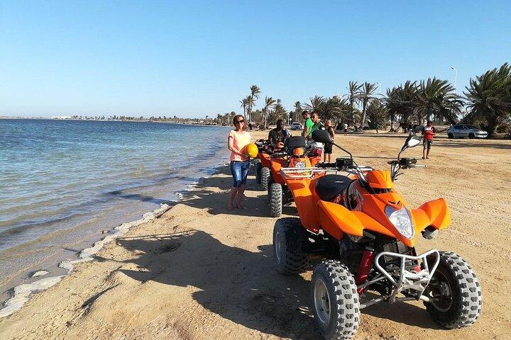 Private 3h00 quad ride on the island of Djerba