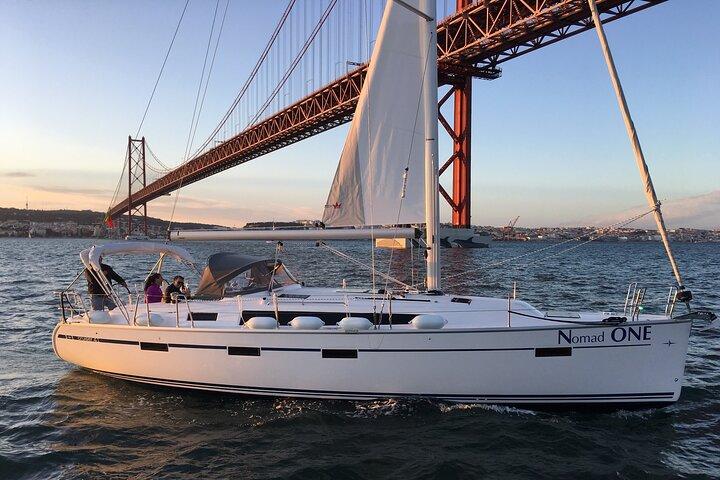 Tagus River Lisbon Private Sailing Cruise with Locals
