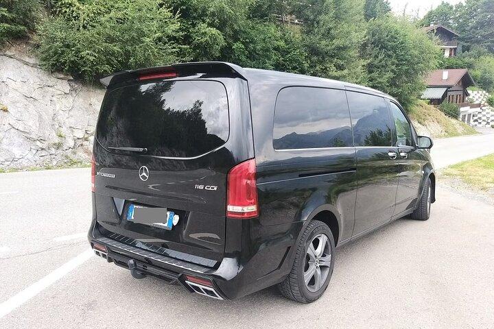 Trieste city or Cruise Port to Venice+water taxi Arrival Transfer