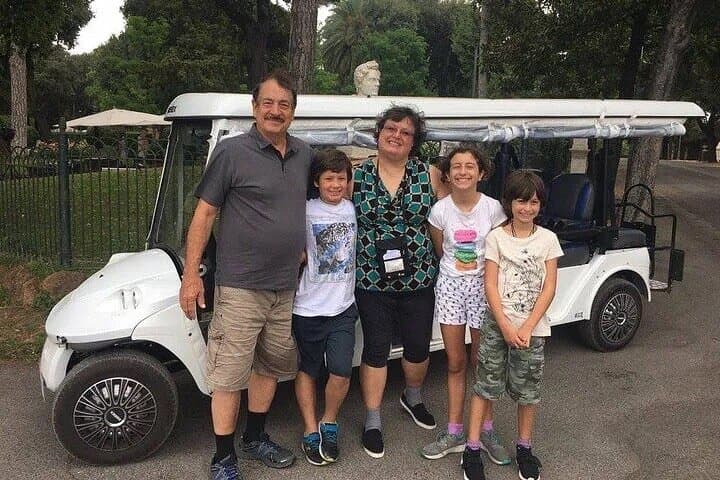 Rome Golf Cart Tour from Villa Borghese Gardens