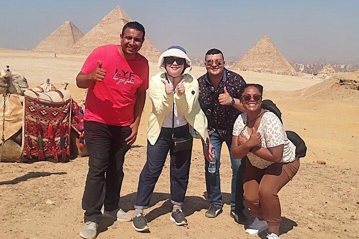 Full Day Tour Giza Pyramids, Sphinx, Saqqara &Dahshur Pyramids