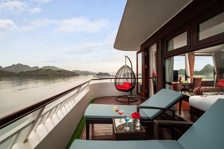 Apricot Halong Cruise Discovering Titov And Amazing Cave 2 Days 1 Night