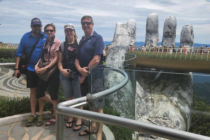 Golden Bridge with Buddha Hands & Ba Na Hills Via Cable Car
